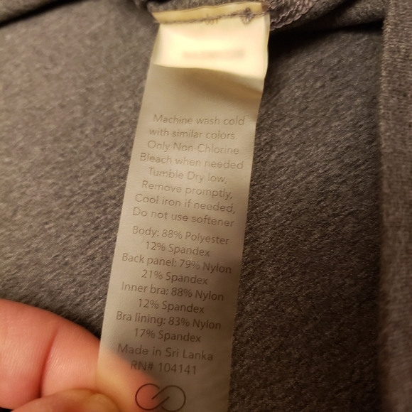 Lace Back Athletic Top and Headband - Picture 12 of 13